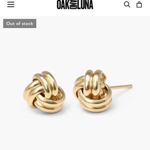 Gold Knot Earrings